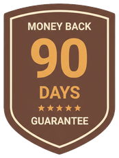 90-day money-back guarantee