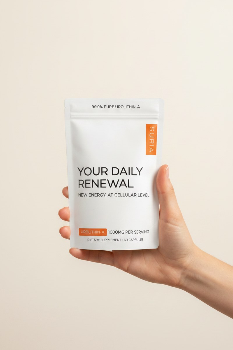 SURIA Daily Renewal — product in hand